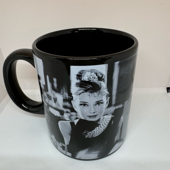 Audrey Hepburn  Breakfast At Tiffanys Coffee Mug 4" Tall C - Picture 1 of 4